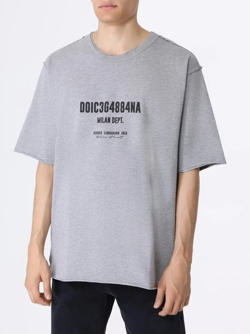 Футболка с принтом DOLCE & GABBANA
