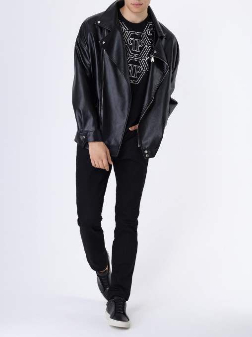 Джинсы Slim Fit хлопковые PHILIPP PLEIN