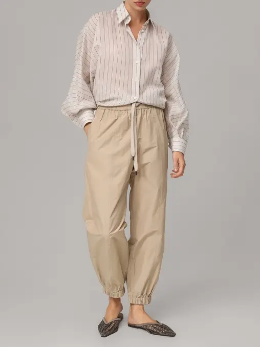 Брюки хлопковые BRUNELLO CUCINELLI