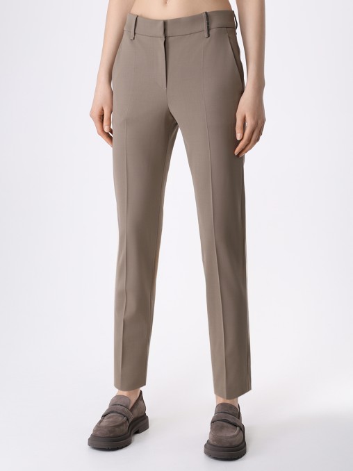Брюки шерстяные BRUNELLO CUCINELLI