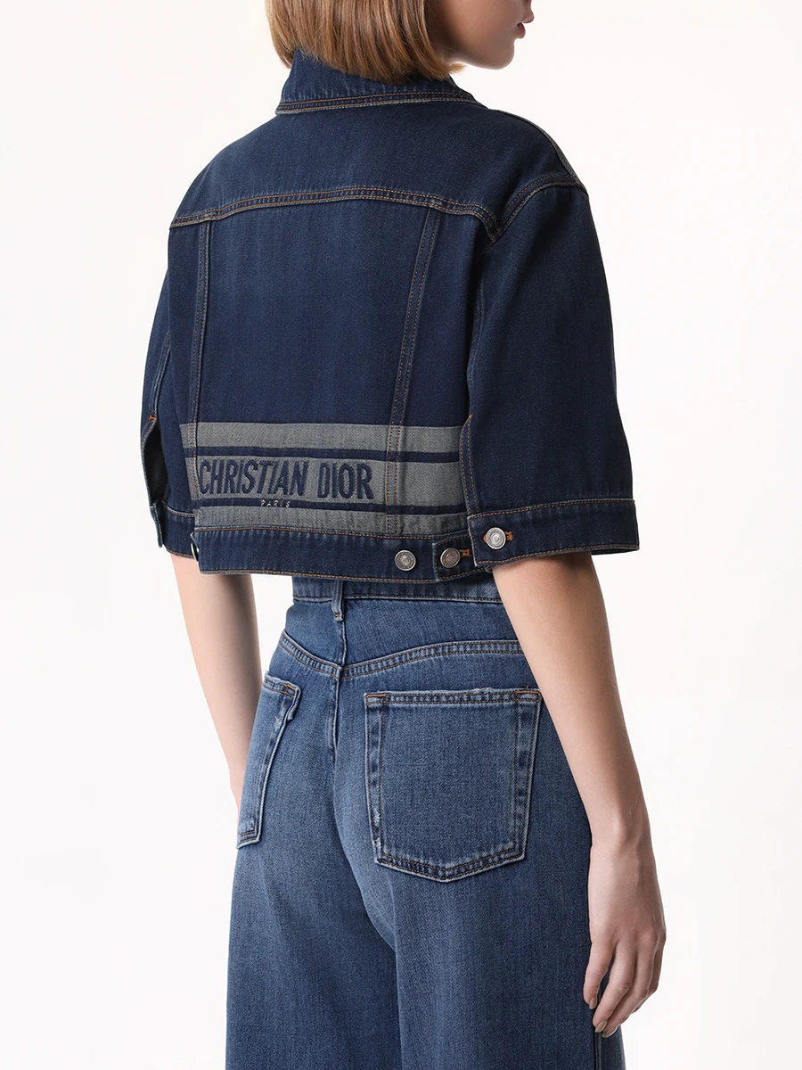 Жакет джинсовый