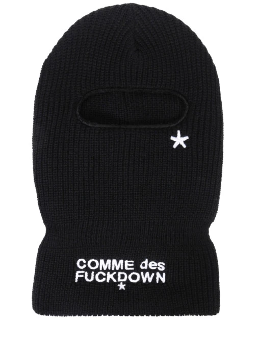 Балаклава с логотипом COMME DES FUCKDOWN