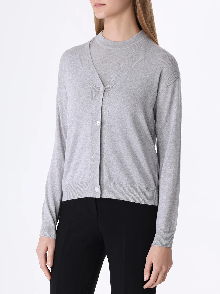 Комплект кардиган и топ