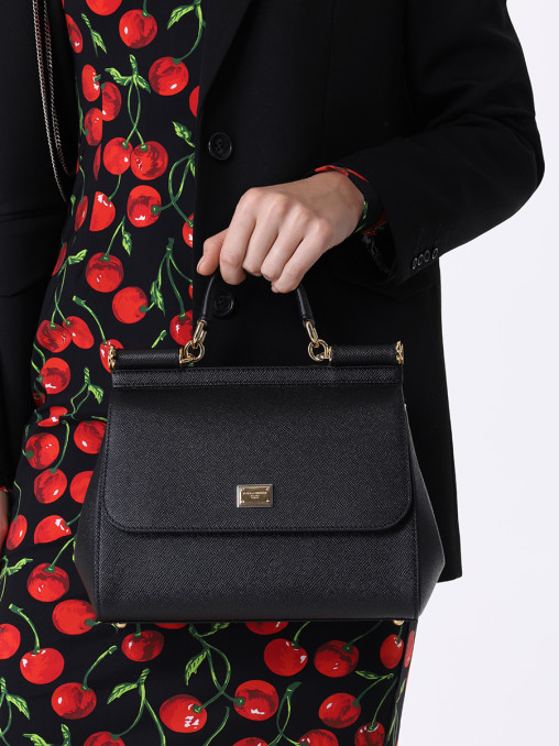 Сумка кожаная Sicily DOLCE & GABBANA