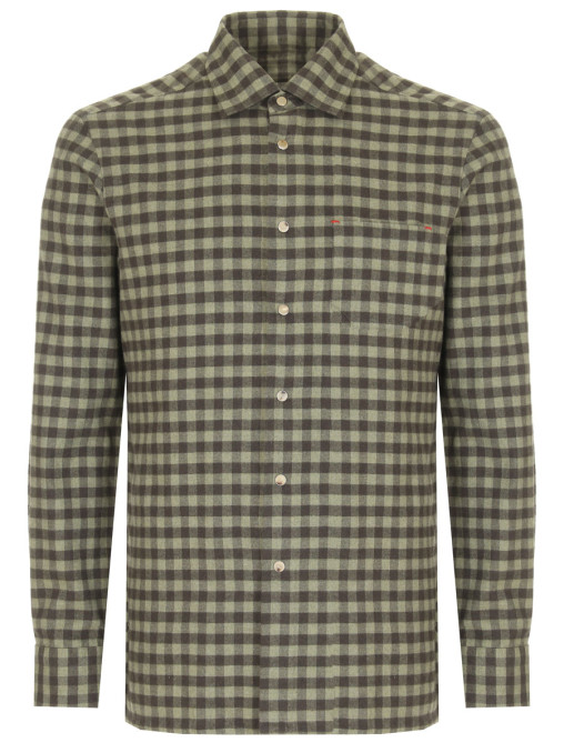 Рубашка хлопковая KITON