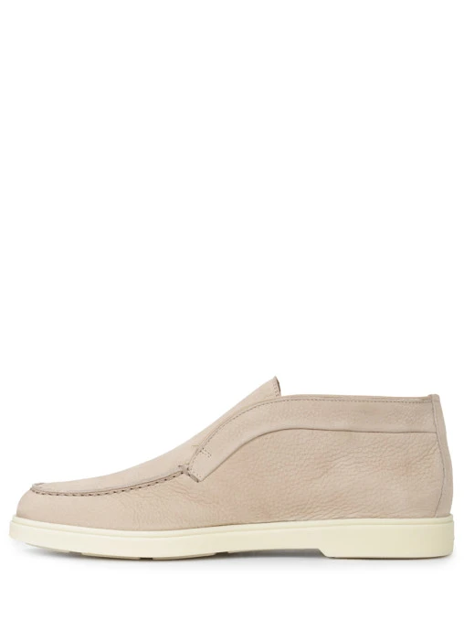 Лоферы из нубука SANTONI