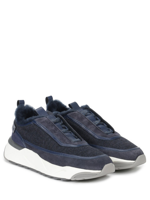 Кроссовки комбинированные на меху SANTONI