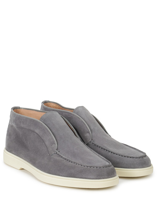 Лоферы замшевые SANTONI