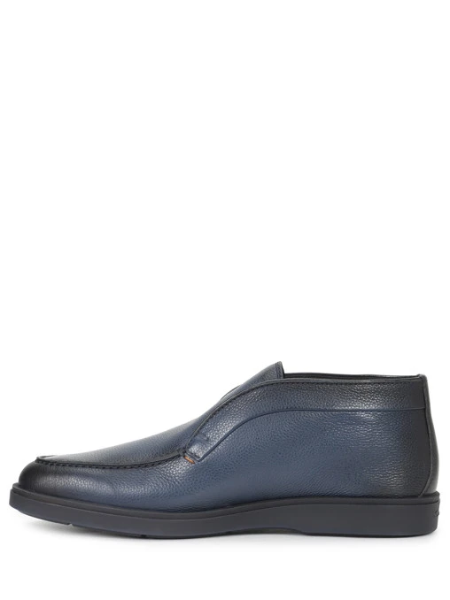 Лоферы кожаные на меху SANTONI