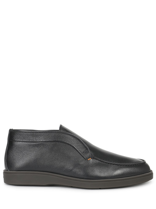 Лоферы кожаные на меху SANTONI