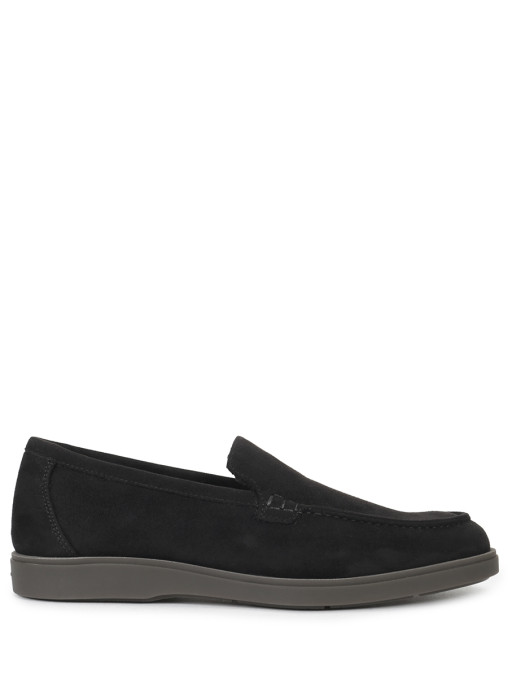 Лоферы текстильные на меху SANTONI