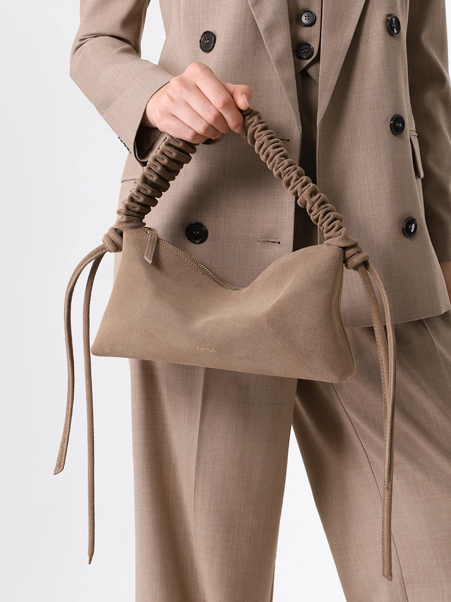 Сумка замшевая