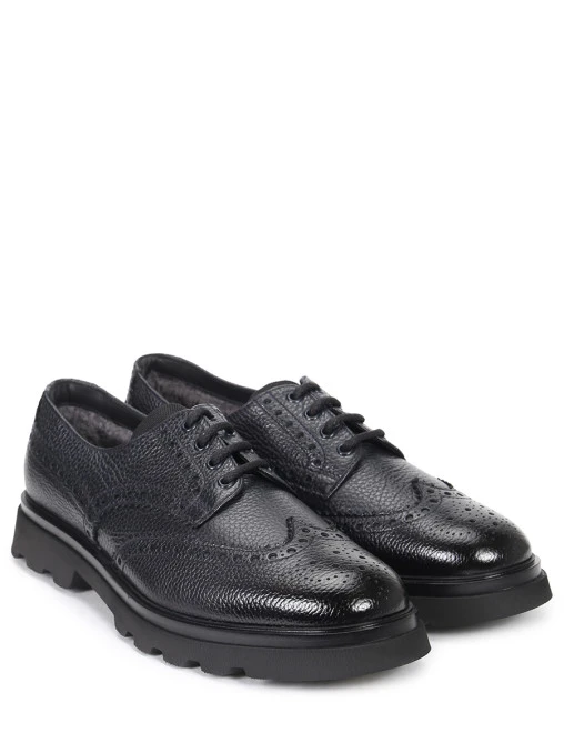 Дерби кожаные на меху DOUCAL`S