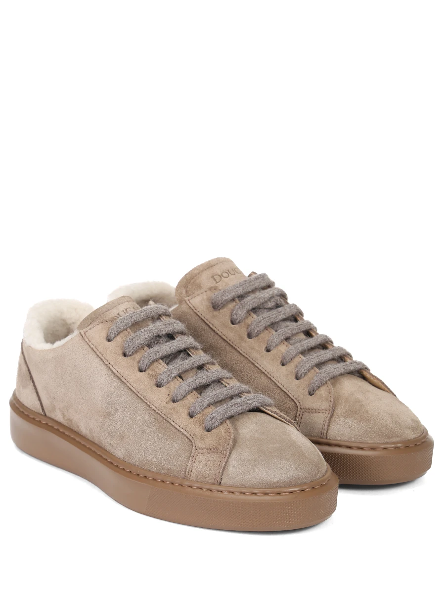 Кеды замшевые на меху