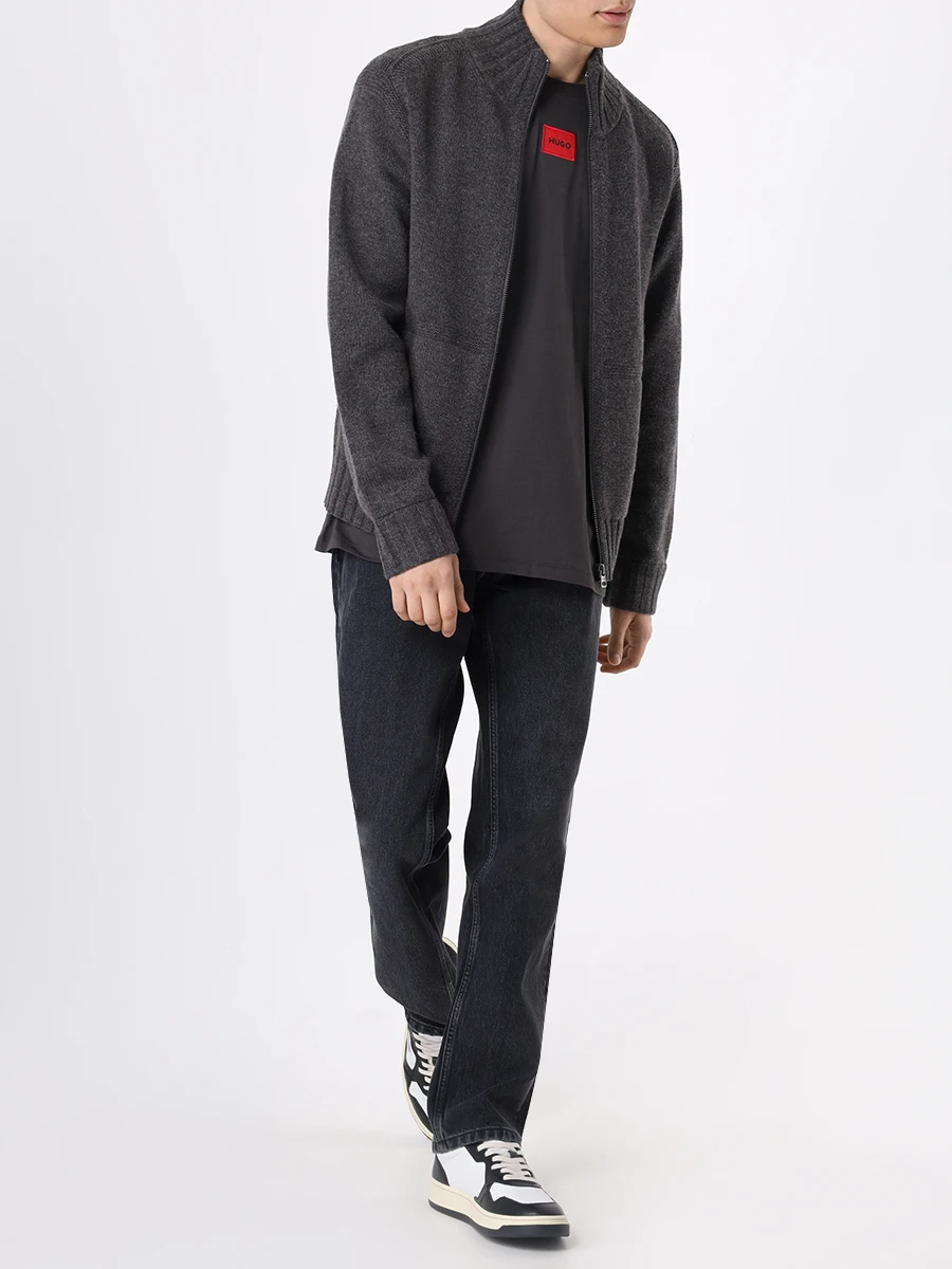 Джинсы Straight Fit хлопковые