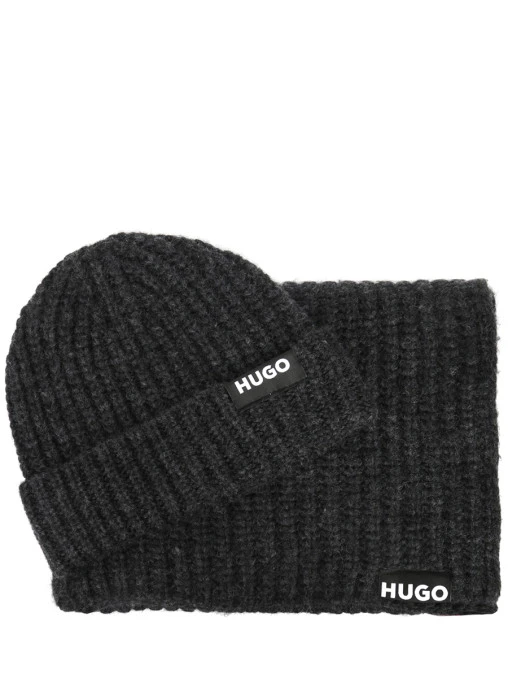 Комплект шапка и шарф HUGO