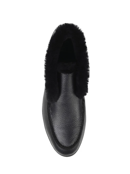 Лоферы LIVORNO BLACK кожаные PONZA