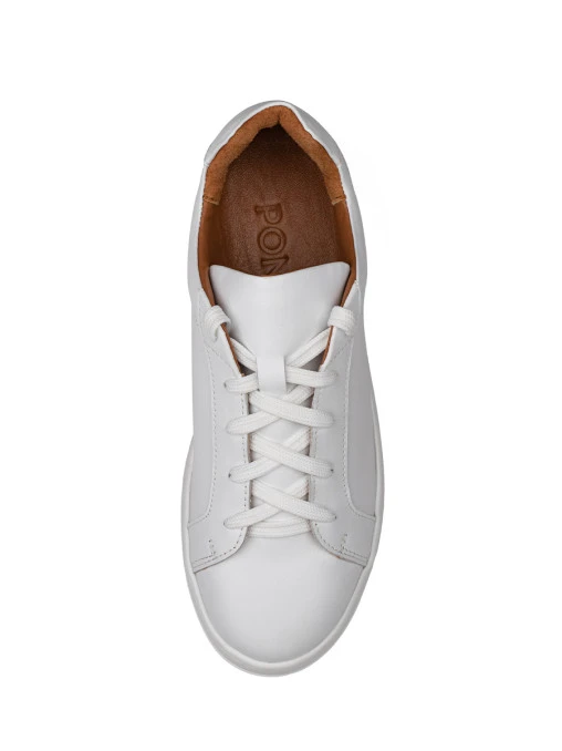 Кеды YACHT CLUB WHITE кожаные PONZA