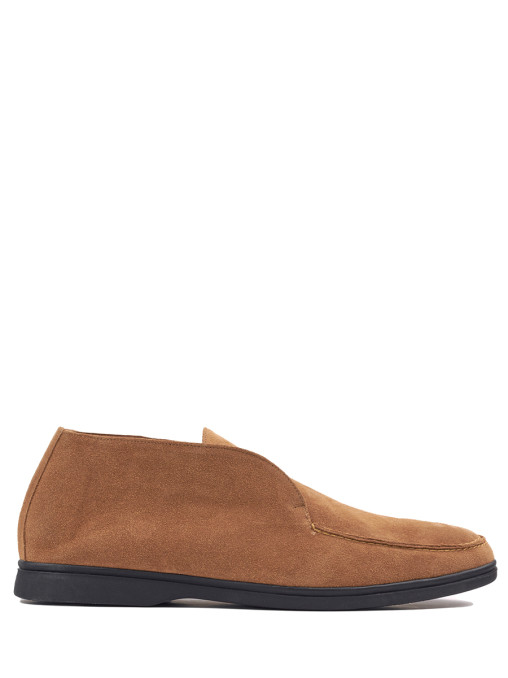 Лоферы POSSITANO BROWN HIGH замшевые PONZA
