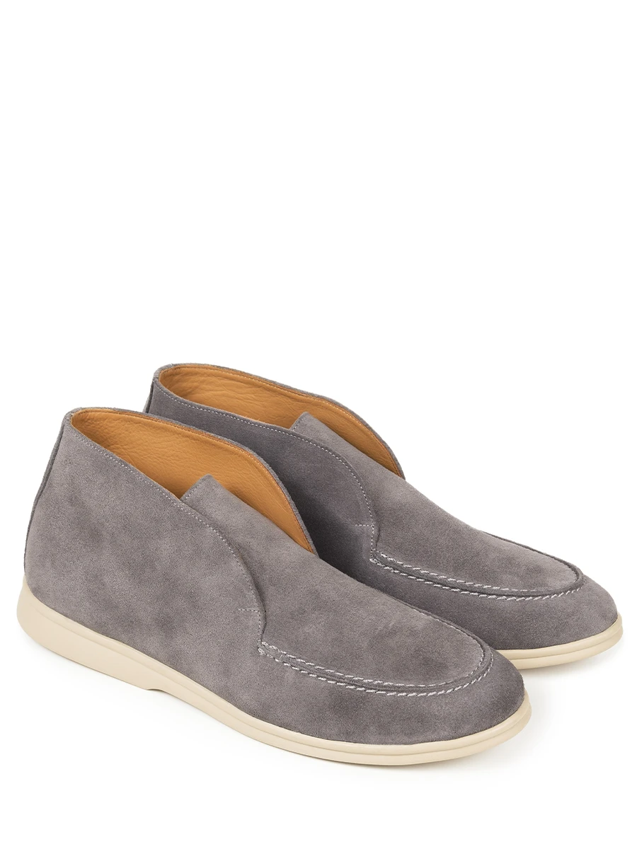 Лоферы PARMA GREY замшевые