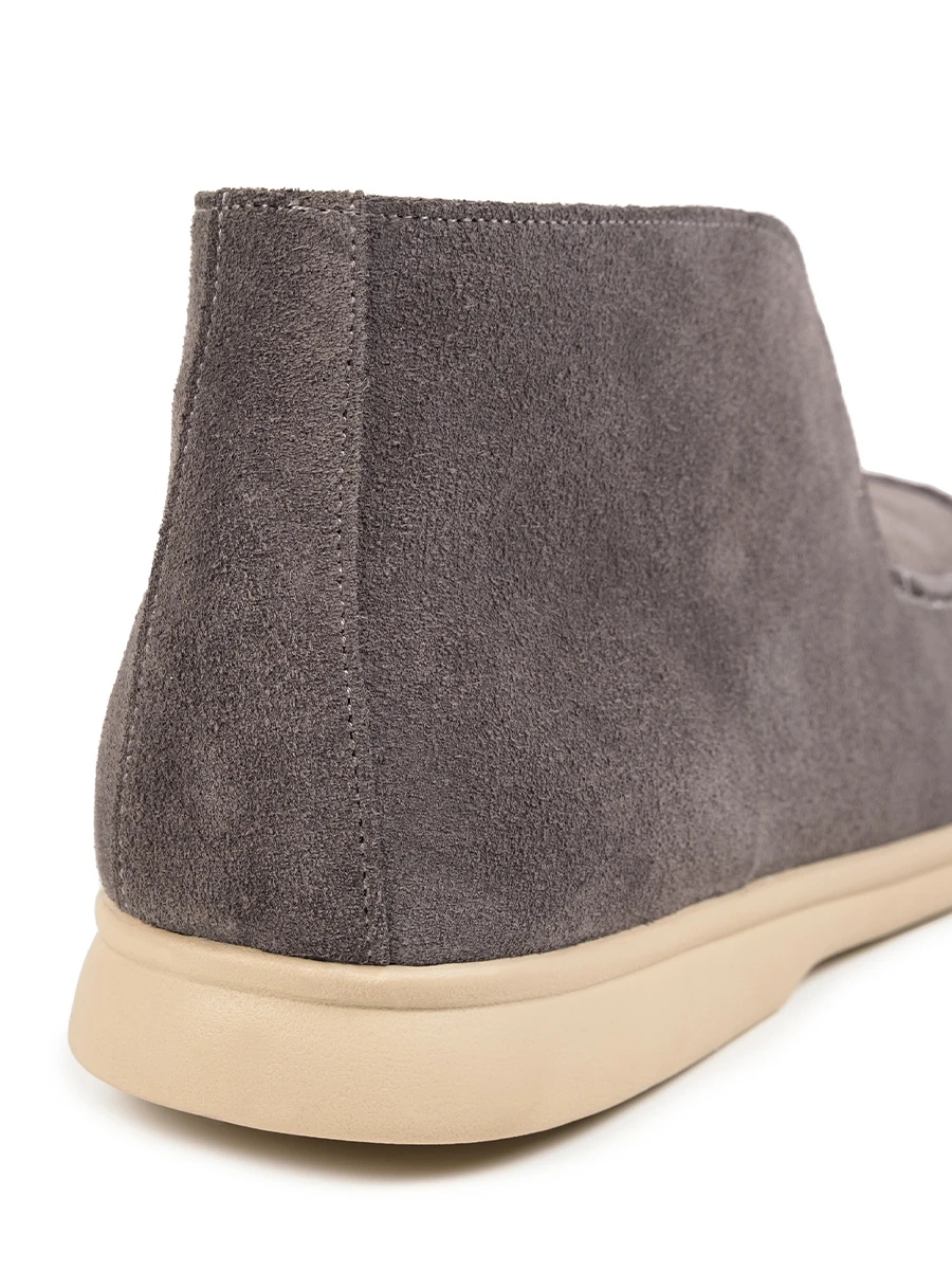 Лоферы PARMA GREY замшевые