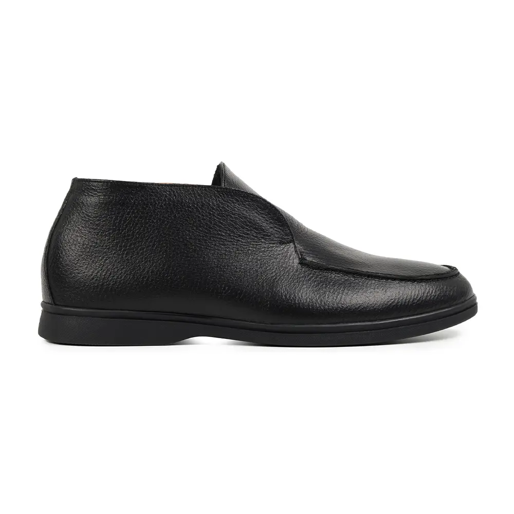 Лоферы FORLI BLACK кожаные