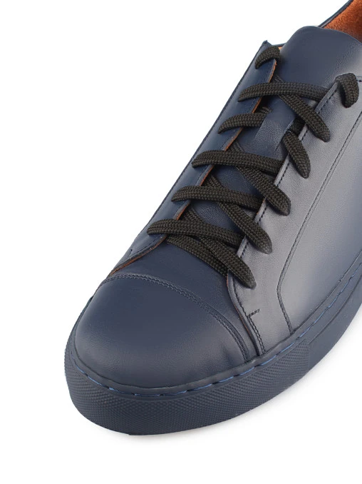 Кеды PALERMO BLUE кожаные PONZA
