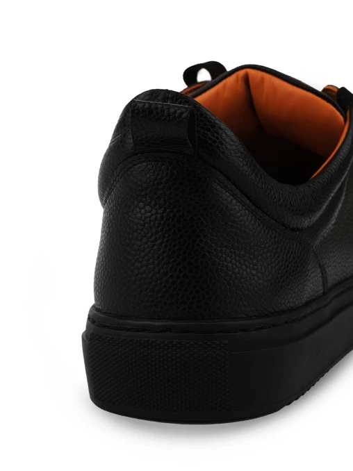 Кеды Palermo Skat Black кожаные PONZA