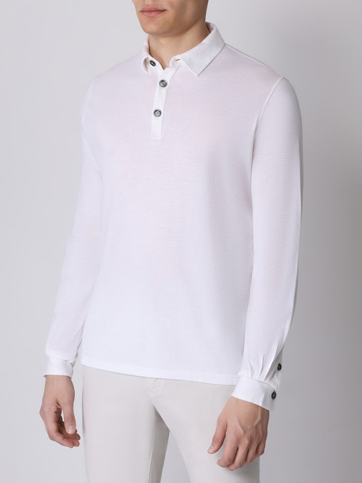 Поло хлопковое KITON