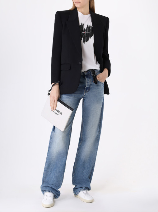 Джинсы хлопковые SAINT LAURENT