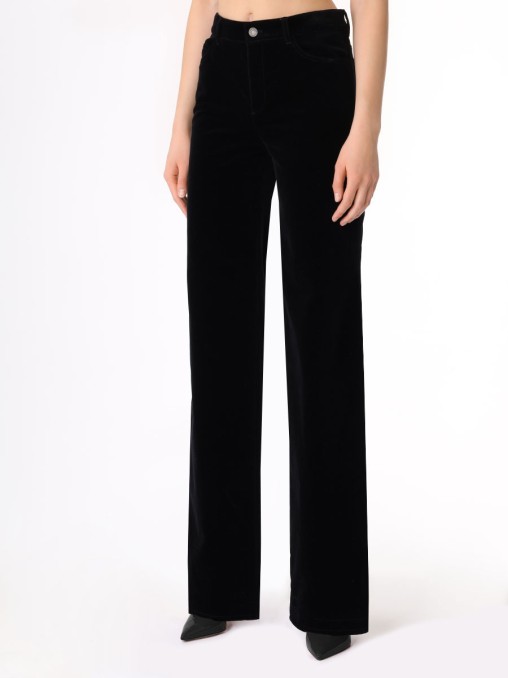 Брюки хлопковые SAINT LAURENT
