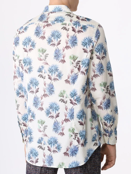 Рубашка Slim Fit хлопковая ETRO
