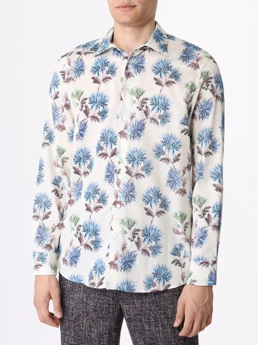 Рубашка Slim Fit хлопковая ETRO