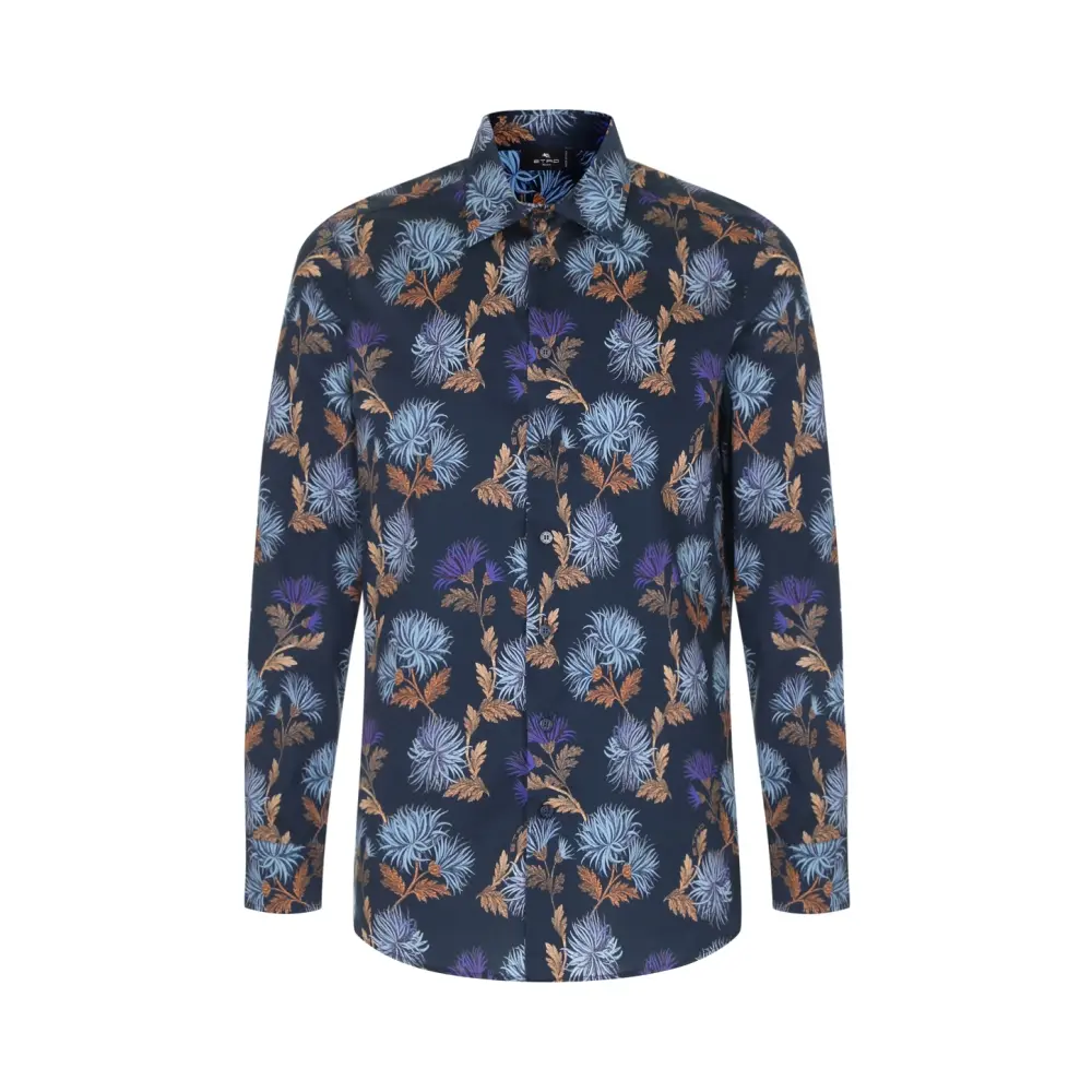 Рубашка Slim Fit хлопковая