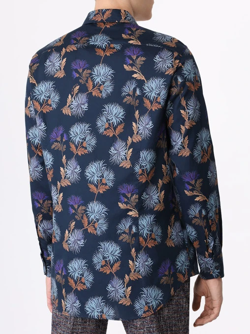 Рубашка Slim Fit хлопковая ETRO