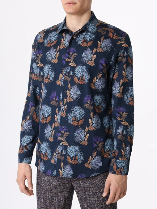 Рубашка Slim Fit хлопковая ETRO