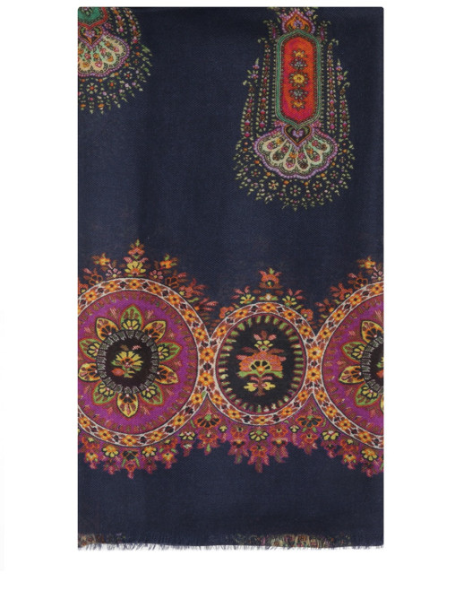 Палантин из шерсти и кашемира ETRO