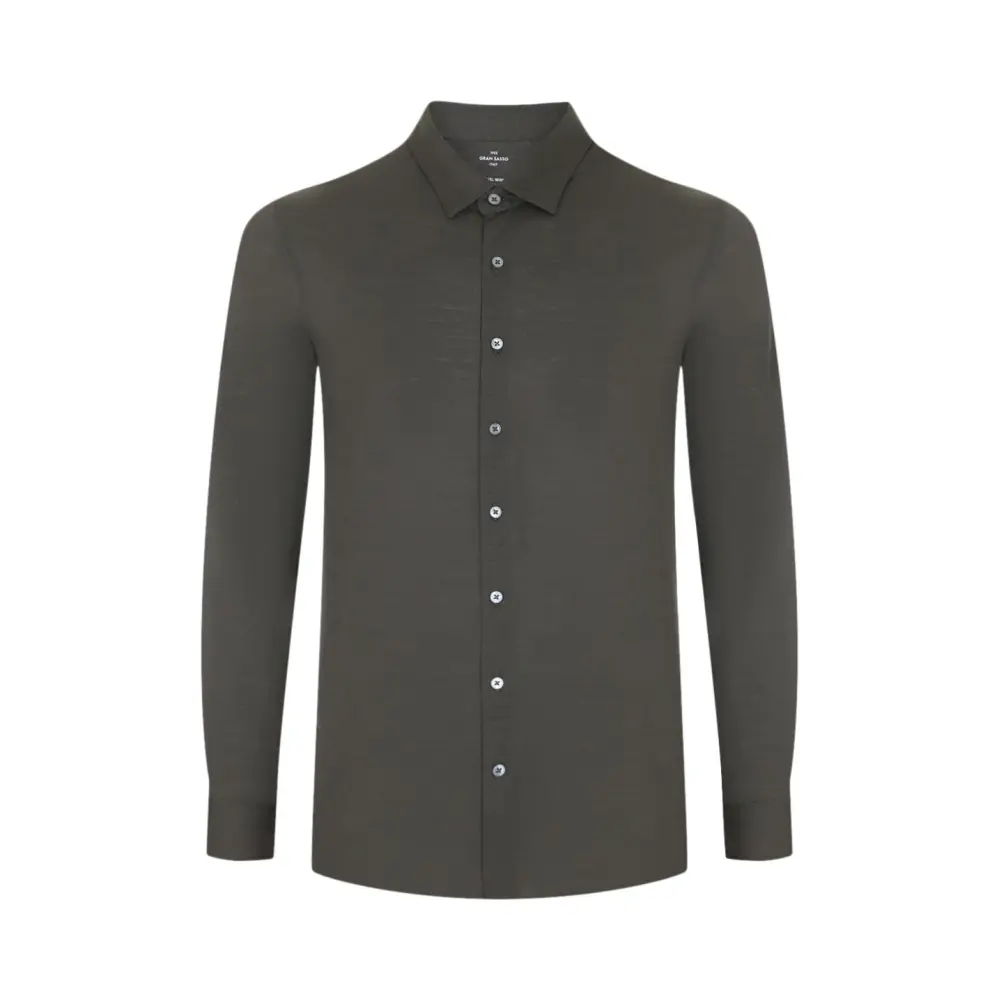 Рубашка Slim Fit шерстяная