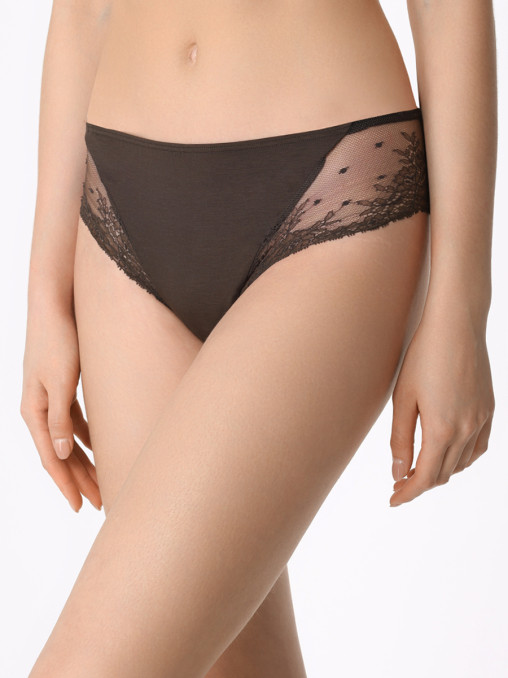Трусы-слип с кружевом ZIMMERLI