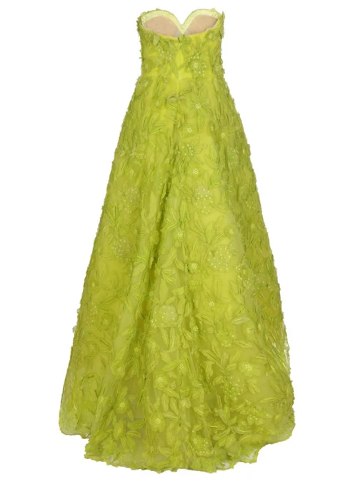 Платье шелковое OSCAR DE LA RENTA