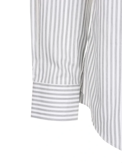 Рубашка Slim Fit хлопковая BRUNELLO CUCINELLI