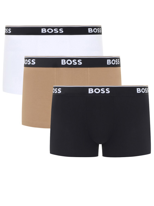 Набор из трех хлопковых боксеров BOSS