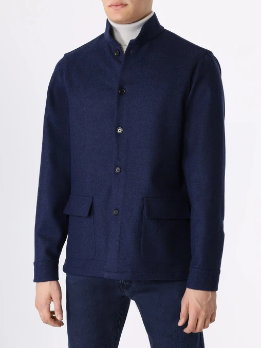 Рубашка Regular Fit шерстяная CESARE ATTOLINI