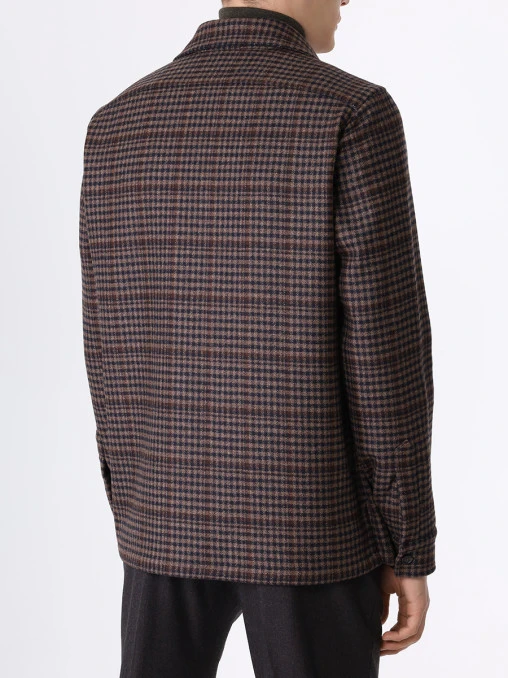 Рубашка Regular Fit шерстяная CESARE ATTOLINI