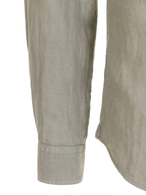 Рубашка Leisure Fit льняная BRUNELLO CUCINELLI