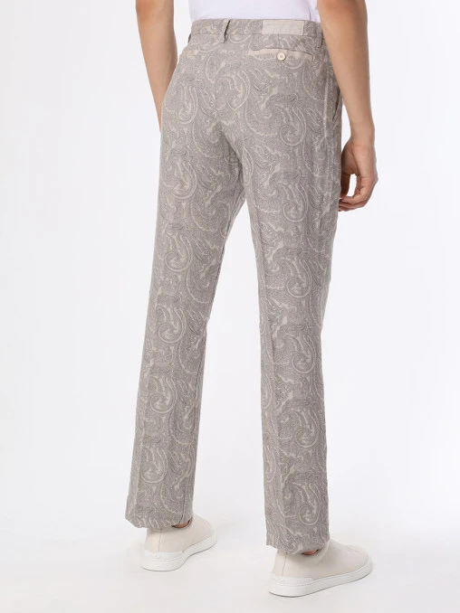 Брюки льняные ETRO