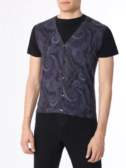 Жилет с принтом ETRO