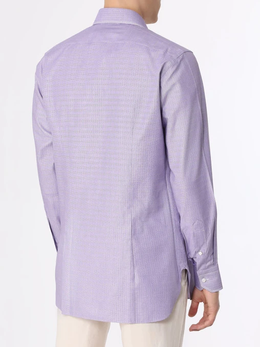 Рубашка Slim Fit хлопковая ZILLI