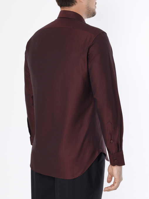 Рубашка Slim Fit хлопковая CASTANGIA