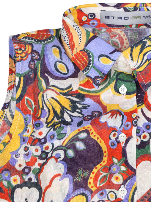 Платье льняное ETRO